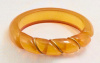 BB139 applejuice/brass bangle